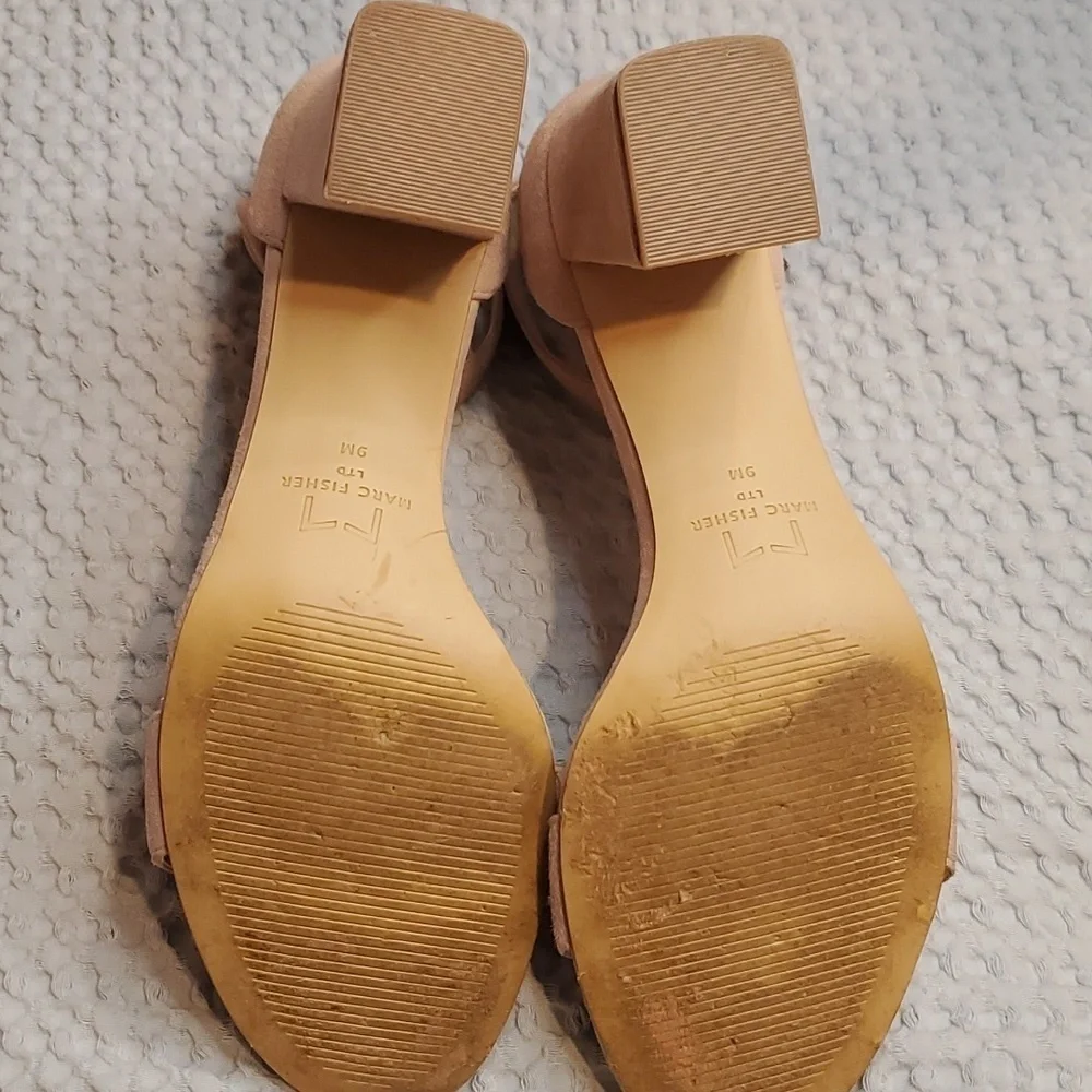 Marc Fisher LTD Karlee Sandal Ankle Strap Suede Size 9 (#25)